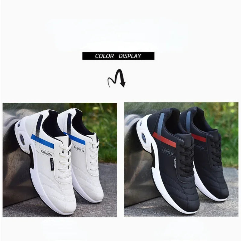 Sapatos esportivos masculinos novos tênis respiráveis moda masculina antiderrapante resistente ao desgaste tênis de corrida